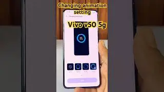How to set charging animation in Vivo v50 5g phone #vivov50series #charginganimation