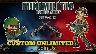 Mini Militia live - Doodle Army 2 Custom Gameplay Road to 800 Subscribers |VISUGAMER| 2021❤