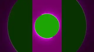 Pink Neon Circle Border Green Screen Overlay Motion Graphics 30fps Copyright Free