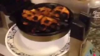 How to easily steam clean your waffle maker After a Burnt Waffle