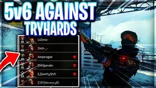 100+ KILLS IN A 5v6 AGAINST TRYHARDS... I HAD 15k DAMAGE! (BLACK OPS 4)