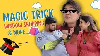 I stole Aren's Sunglasses 😎| Magic trick, window shopping & more