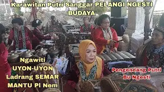 Gending Bonangan Ldr SEMAR MANTU Ngawiti Uyon-Uyon Karawitan Putri Sanggar Ngesti Budaya #karawitan