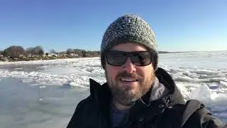 Ice skating on Lake Erie!    PLEASE READ DESCRIPTION FOR IMPORTANT SAFETY INFORMATION