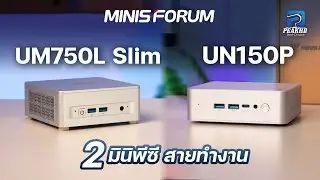 MINISForum New Mini PC UM750L Slim or UN150P for entry-level and mid-range use and gaming.