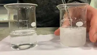 Water just can't stop dissolving things!  Solubility!