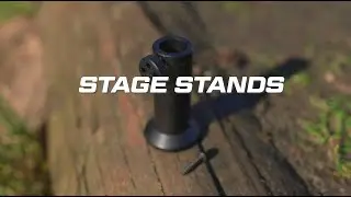 Carper Bankstick Stage Stands | With Screw | Black Anodised | Fits 16mm Banksticks | Carp Fishing
