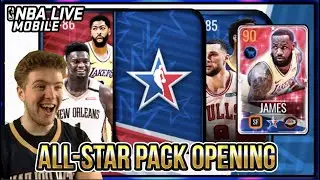 Открытие стартового пакета All-Star 90 OVR! Пакеты частного резерва | NBA LIVE Mobile 21 S4 All Star