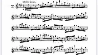 Jakob Dont , Caprice No.20 op.35 Ж.Донт , 20 каприс , ноты. Опус.35