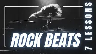 How To Play - 7 Rock Drum Beats + Notations