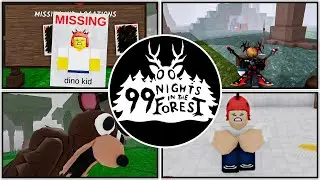 99 Nights In The Forest - Let's go save the Kids and the deer - Roblox