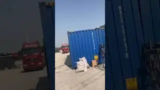 Container loading supervise in Nansha Port  of Guangzhou #container #sample #electrical #factory
