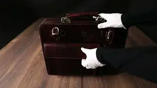 Brown Leather Satchel Bag Briefcase - The Prophet | Time Resistance Official Video