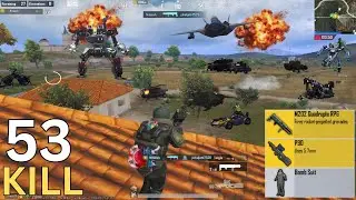 53 Kills 🔥 M202 + UAV Drone vs Tanks Robot Helicopter War in Payload 3.0 💥 || PUBG MOBILE ||