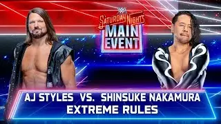 Full Match: AJ Styles VS. Shinsuke Nakamura #wwe #wwe2k25 #wwe2k26