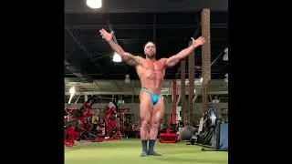 Practice posing routine for 2021 NPC Ironman with IFBB Pro Olympia Rachel Daniels at MI40 Gym