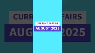 CF AUGUST 2025 #currentaffairs #upsc #railways #education #banking #mcqs #ssc #ssccgl #news #railway