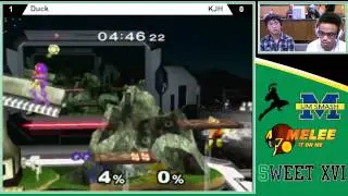 SWEET XVI - Duck (Samus) vs KJH (Fox) Melee LF