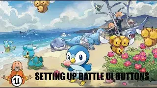 Кнопки виджетов для битвы - #15 Учебное пособие по клону Pok&eacute;mon на Unreal Engine 5.1