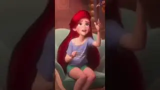 Disney Princess Ariel Gorgeous Red Hair #disney #shortvideo #shorts