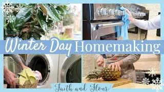 Winter Day Homemaking 2021 | DIY Cleaning Recipes | Cleaning Motivation