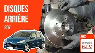 Changer les Disques et Plaquettes arrière PEUGEOT 307 🚗