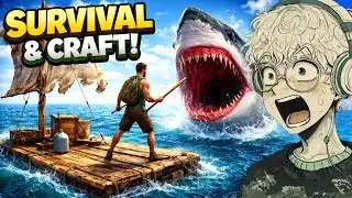 FIRST DAY 🤯 IN OCEAN SURVIVAL 🌊 | SURVIVAL AND CRAFT (part-1)