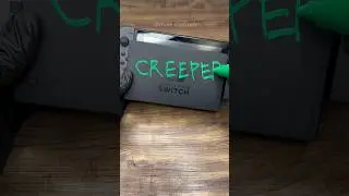 Custom Nintendo Switch Dock For Creeper #minecraft #creeper