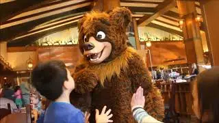 Storytellers Cafe Critter Breakfast - Meeting Characters Chip, Dale, Meeko, Koda, Kenai