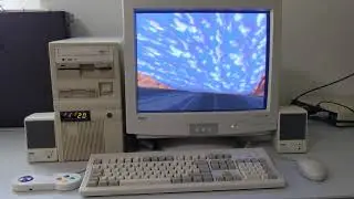 RIP BURGER!! Vintage Computer MSDOS Full Throttle SCUMM Lucasarts CRT Pentium Sound Blaster
