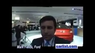 Mark Fields, Ford, at the 2009 North American International Auto Show (NAIAS) in Detroit, Michigan