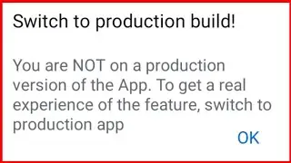 🇧🇩 How to Solve Switch to production build! #Facebook #Blueverify