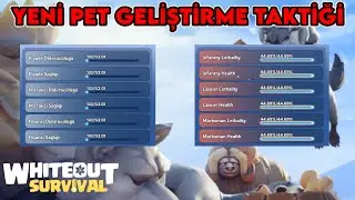 YENİ PET GELİŞTİRME TAKTİĞİ - WHİTEOUT SURVİVAL