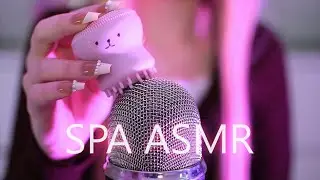 ASMR 🤍 No Talking | Relaxing SPA Cleansing Head Massage | Tingly Sounds for Sleep