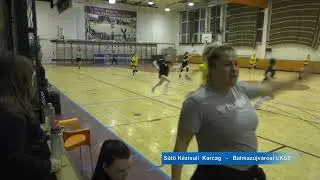 S&uuml;tő K&eacute;zisuli Karcag -  Balmaz&uacute;jv&aacute;rosi  LKSE U16 Le&aacute;ny K&eacute;zilabda m&eacute;rkőz&eacute;s II.f&eacute;lidő 2025.12.14.