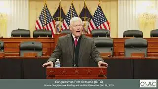 Congressman Pete Sessions Speaks At The House Congressional Briefing & Holiday Reception on Iran