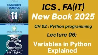 Variables in Python Explained | 1st Year Computer Science Chapter 2 | Punjab Board 2025 Syllabus