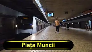 Metro Station Piața Muncii - Bucharest 🇷🇴 - Walkthrough 🚶