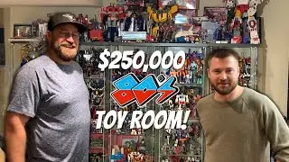 His Retro 80's Toy Room was worth the price of a Home! I've never seen so many Transformers!