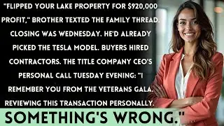 My Brother Sold My Lake Property for a Huge Profit — Then the Title Company CEO Showed Up