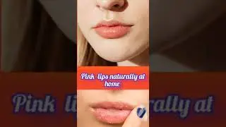 pink lips naturally at home | lip scrub | lipcare #shorts #youtubeshorts
