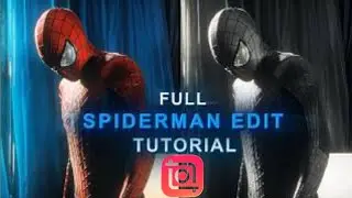 Full spider man edit tutorial for inshot edit #spiderman #animeedit #peterparker #shortvideo 