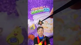 Chega de Bobbie Goods? A NOVA FEBRE DO MOMENTO! Livro de Adesivos 3D