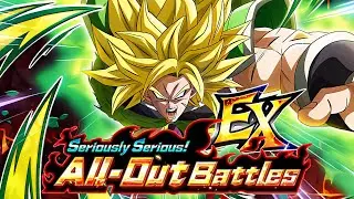 ALL EX MISSIONS DONE VS. SUPER SAIYAN BROLY! SERIOUSLY SERIOUS! ALL-OUT BATTLES! (Dokkan Battle)