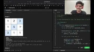 Leetcode 1937 Maximum Number of Points with Cost|CPP|DP|Interview Problem