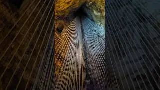 Down into Pommery Champagne Cave, Reims, France