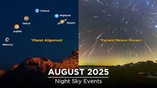 Night Sky Events in August 2025 You Shouldn't Miss | Perseid Meteor Shower | Planet Parade | Jupiter