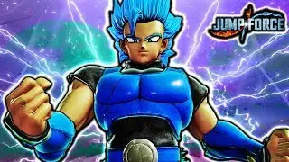 NEW SHALLOT IN JUMP FORCE! Shallot Goes Super Saiyan Blue Gameplay Mod (ALL TRANSFORMATIONS)