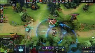 DOTA2 ESL One Genting VG vs Fnatic G02：teamfight moments 06