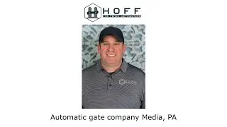 Automatic gate company Media, PA - Hoff The Fence Contractors